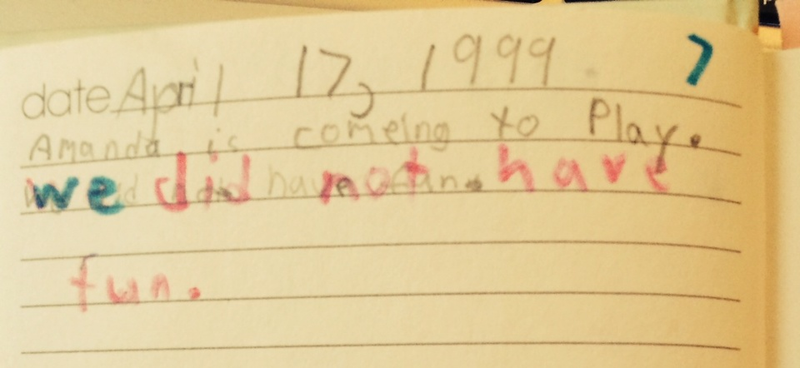 Illustration for article titled ​Found my journal dating back to kindergarten
